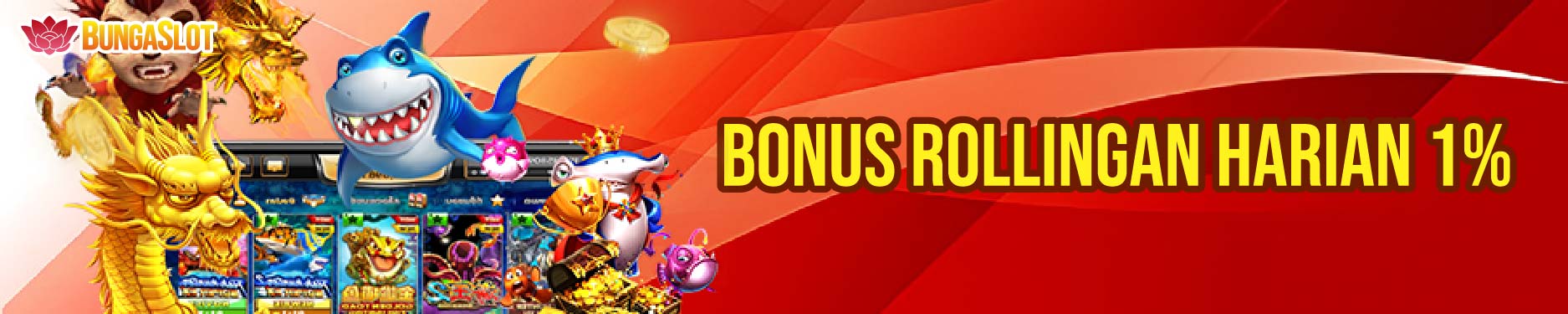 BONUS ROLLINGAN HARIAN 1%